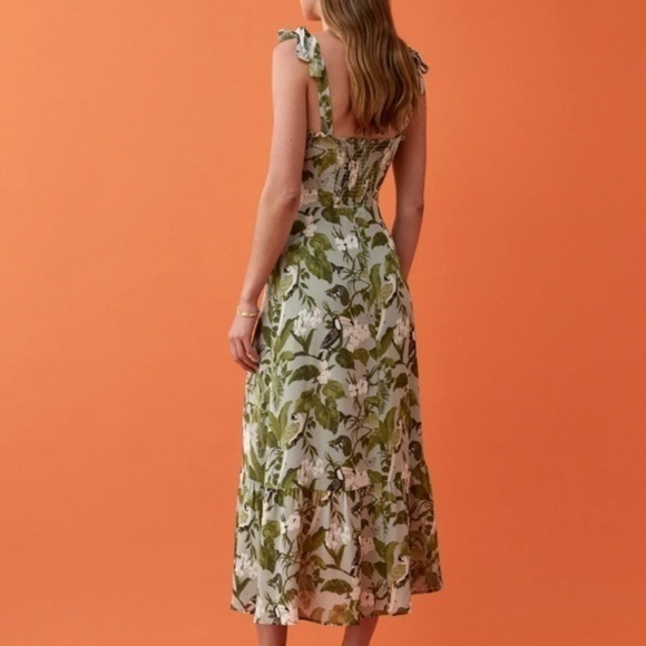 Reformation Nikita Dress in Tropical *NEW* - Picture 4 of 7